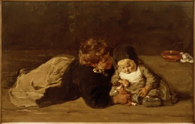 Siblings - Playing Children